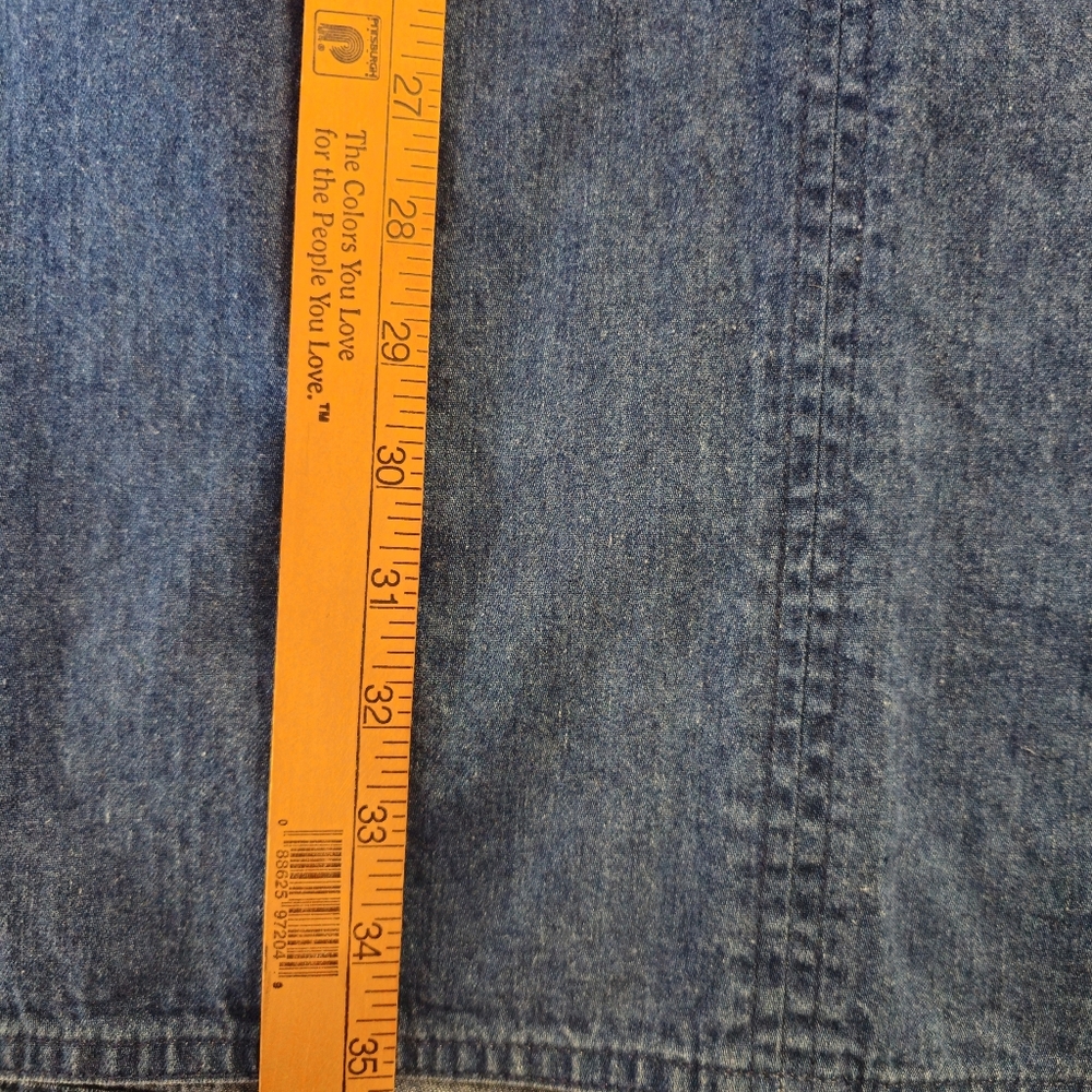 Talbots Vintage Denim Blue Women's Skirt Size 6 - Picture 2 of 10